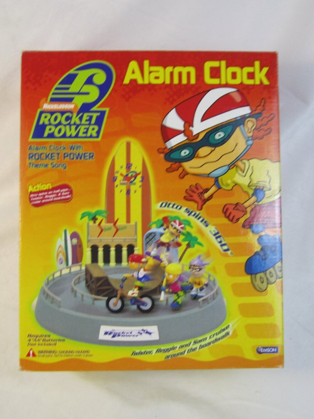 Nickelodeon Rocket Power Rare Active Alarm clock 90s Nick - New (Open Box)